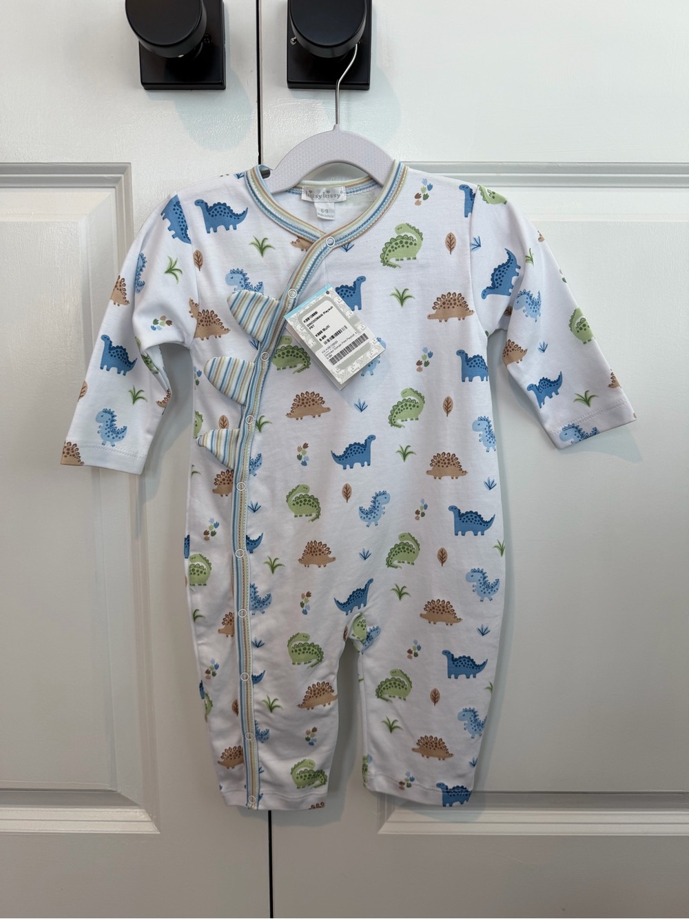 Kissy Kissy Dinosaur Domain Print Playsuit NWT Size 6-9 Months